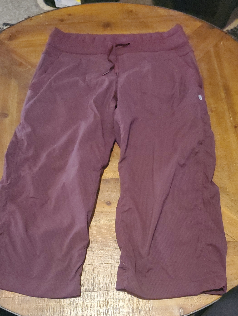 lululemon athletica Ribbed Capris in Plum Berry